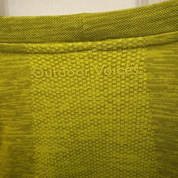 Outdoor Voices Seamless Pique Longsleeve, green Apple - Picture 4 of 6